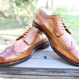SALE - Allen Edmonds 9.5-D 19/22 Men's Wingtip Derby Lace Up Dress Shoes